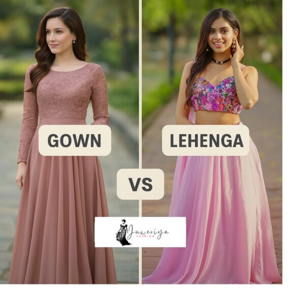 Gown vs. Lehenga: Which is Better for a Reception Look?