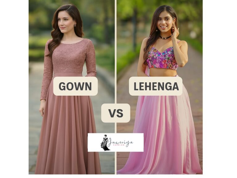 Gown vs. Lehenga: Which is Better for a Reception Look?